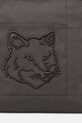 Maison Kitsuné torba bawełniana Fox Head zielony LW05104WW0107