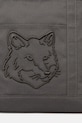 Maison Kitsuné torba bawełniana Fox Head zielony LW05104WW0107