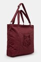 Maison Kitsuné borsa in cotone Fox Head Xl Tote LW05105WW0107 granata AW24