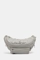 thisisneverthat marsupio Washed Nylon Lumbar Pack semplice grigio TN243WBASB02
