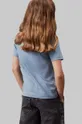 modra Otroška bombažna kratka majica Calvin Klein Jeans 2-pack