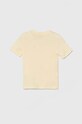 Dětské bavlněné tričko Calvin Klein Jeans IB0IB01319.9BYH.104.116 žlutá AW24