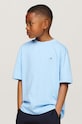 Tommy Hilfiger t-shirt bawełniany dziecięcy bawełna niebieski KB0KB08575.9BYH.98.122