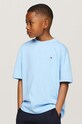 Tommy Hilfiger t-shirt bawełniany dziecięcy bawełna niebieski KB0KB08575.9BYH.128.176
