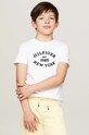 Tommy Hilfiger t-shirt bawełniany dziecięcy nadruk biały KB0KB08658.9BYH.74.122