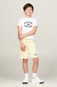 Dětské bavlněné tričko Tommy Hilfiger bílá KB0KB08658.9BYH.128.176