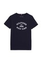 Tommy Hilfiger t-shirt bawełniany dziecięcy KB0KB08658.9BYH.128.176 granatowy AW24