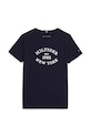 Dječja pamučna majica kratkih rukava Tommy Hilfiger KB0KB08658.9BYH.128.176 mornarsko plava AW24