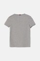 Tommy Hilfiger t-shirt bawełniany dziecięcy KB0KB08664.9BYH.116.122 szary AW24