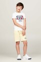 Dječja pamučna majica kratkih rukava Tommy Hilfiger bijela KB0KB08664.9BYH.128.176