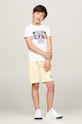 Tommy Hilfiger t-shirt bawełniany dziecięcy biały KB0KB08664.9BYH.128.176