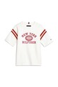 Dětské bavlněné tričko Tommy Hilfiger KB0KB08668.9BYH.116.122 bílá AW24