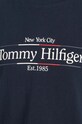 Tommy Hilfiger t-shirt bawełniany dziecięcy granatowy KB0KB09158.9BYH.128.176