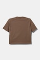 Детская хлопковая футболка EA7 Emporio Armani 6DBT57.BJ02Z бежевый AW24
