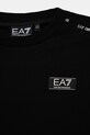 Мальчик Детская хлопковая футболка EA7 Emporio Armani 6DBT57.BJ02Z чёрный