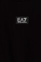 Chłopiec EA7 Emporio Armani t-shirt bawełniany dziecięcy 6DBT58.BJ02Z czarny
