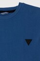 Chłopiec Guess t-shirt bawełniany dziecięcy L4YI08.K8HM4.9BYH niebieski