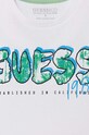 Chłopiec Guess t-shirt bawełniany dziecięcy L4YI20.K8HM4.9BYH biały
