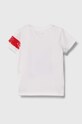 Guess t-shirt bawełniany dziecięcy N4YI04.K8HM4.9BYH biały AW24