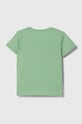 Guess t-shirt bawełniany niemowlęcy N4YI07.K8HM4.9BYH zielony AW24