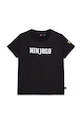 Lego tricou de bumbac pentru copii LWTANO 613 print negru 12011276