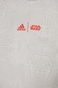 Детская футболка adidas J SW ZNE T IW0647 серый AW24