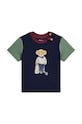 Polo Ralph Lauren tricou din bumbac pentru bebelusi print bleumarin 320952881001