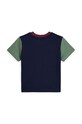 Polo Ralph Lauren tricou din bumbac pentru bebelusi 320952881001 bleumarin AW24