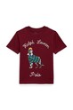 Polo Ralph Lauren t-shirt bawełniany dziecięcy nadruk czerwony 322952497001