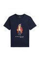 Детская хлопковая футболка Polo Ralph Lauren хлопок тёмно-синий 323853828038