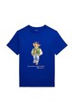 Детска памучна тениска Polo Ralph Lauren 323853828040 син AW24