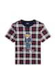 Dětské bavlněné tričko Polo Ralph Lauren potisk burgundské 323953041001