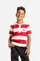 Coccodrillo t-shirt bawełniany dziecięcy wzorzyste czerwony ZC4143201ABJ