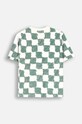 Coccodrillo t-shirt bawełniany dziecięcy ZC4143202ABJ zielony AW24