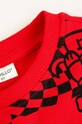 Coccodrillo t-shirt bawełniany dziecięcy czerwony ZC4143201ABK