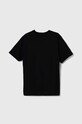 Vans tricou de bumbac pentru copii STYLE 76 VN000IVEBLK1 negru AW24