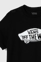 Băieți Vans tricou de bumbac pentru copii STYLE 76 VN000IVEBLK1 negru
