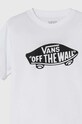 Băieți Vans tricou de bumbac pentru copii STYLE 76 VN000IVEWHT1 alb