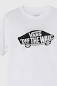 Chłopiec Vans t-shirt bawełniany dziecięcy STYLE 76 VN000IVEWHT1 biały