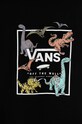Fiú Vans gyerek pamut póló Glow Dino VN000JNYBLK1 fekete