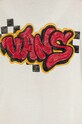 CHLAPEC Dětské bavlněné tričko Vans Tagged VN000JP6FS81 béžová