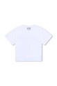 Kenzo Kids tricou de bumbac pentru copii K60746.86.108 alb AW24