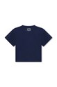 Kenzo Kids tricou de bumbac pentru copii K60746.86.108 bleumarin AW24