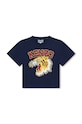 Kenzo Kids t-shirt bawełniany dziecięcy nadruk granatowy K60746.114.150