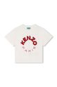 Dječja pamučna majica kratkih rukava Kenzo Kids print bež K60756.114.150
