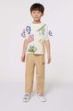 Kenzo Kids t-shirt bawełniany dziecięcy nadruk biały K60758.86.108