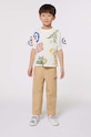 Kenzo Kids tricou de bumbac pentru copii print alb K60758.114.150
