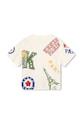 Хлопчик Дитяча бавовняна футболка Kenzo Kids K60758.114.150 білий