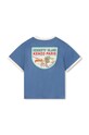 Kenzo Kids t-shirt bawełniany dziecięcy K60764.86.108 niebieski AW24