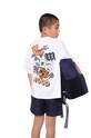 HUGO tricou de bumbac pentru copii G00151.114.150 alb